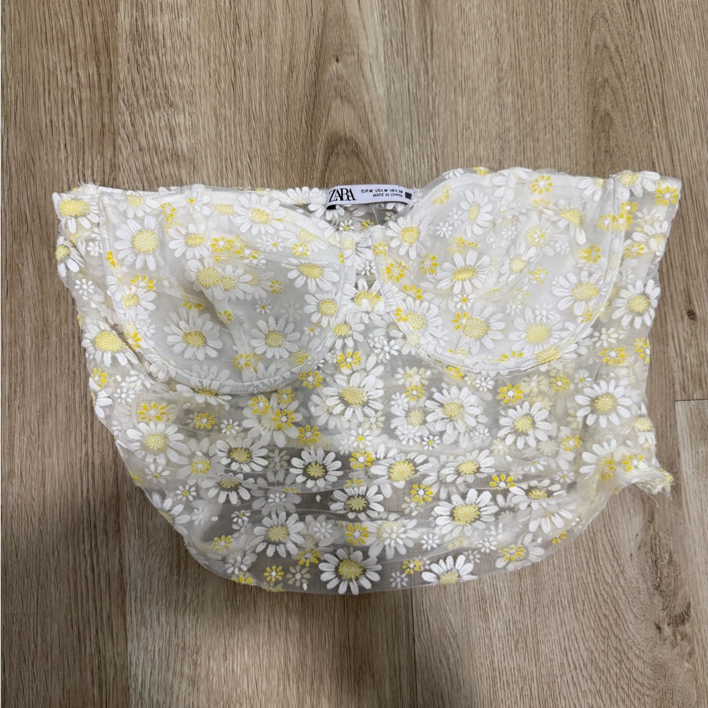 Zara cropped corset